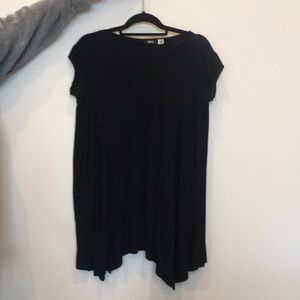 BDG black short-sleeve t-shirt swing dress